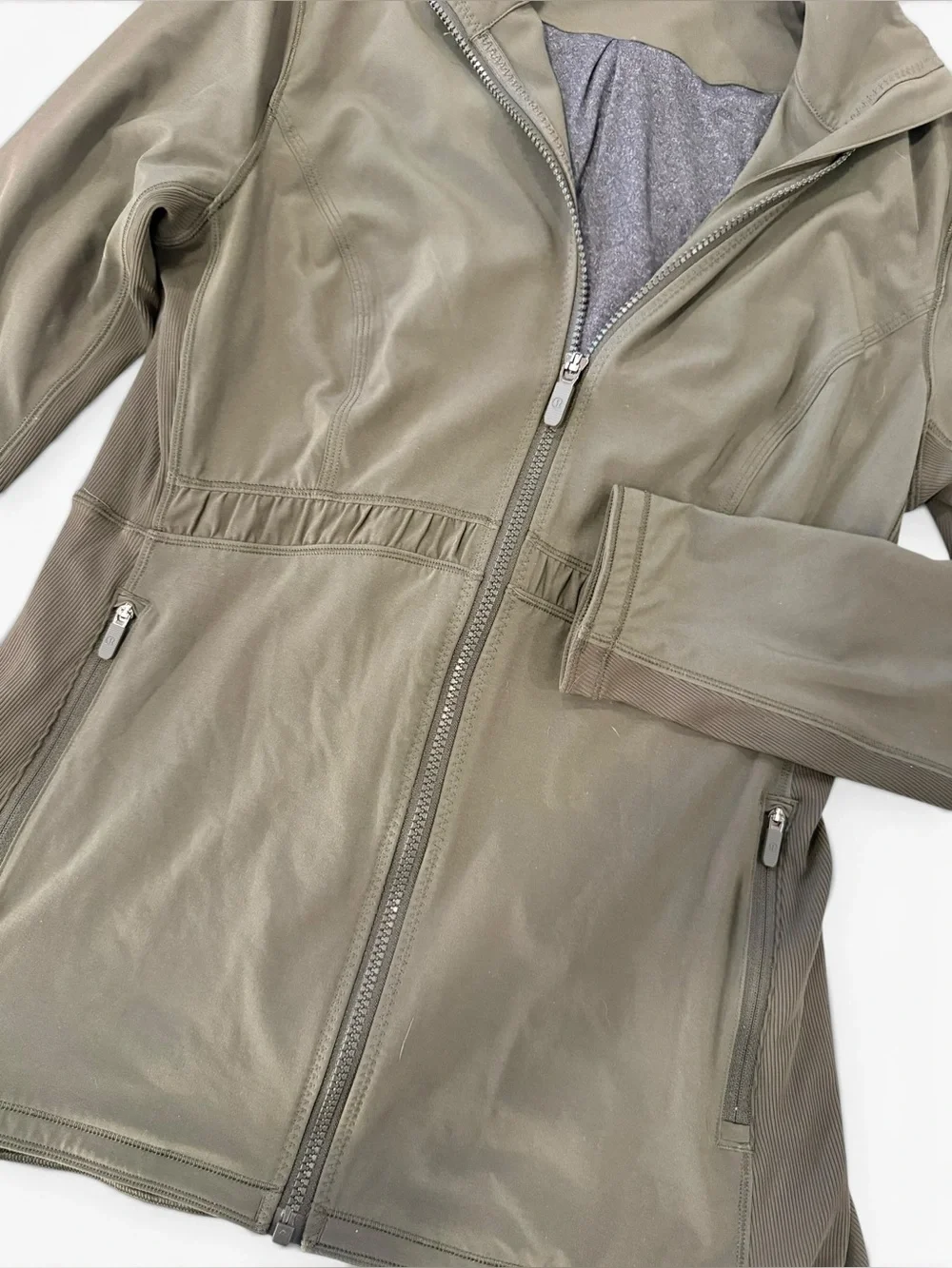 Lululemon Round Trip Jacket Dark Olive 10